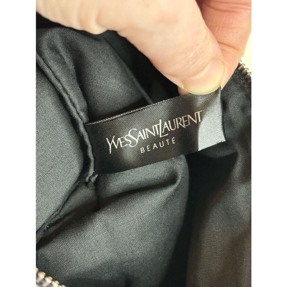 YSL Yves Saint Laurent Beaute Silver “Stars" Cosmetics/Travel Pouch Large NWT - Picture 11 of 12